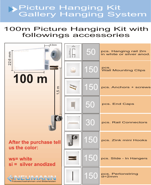 picture hanging kit 10mm