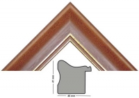 wooden moulding 645-NOCE