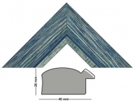 wooden moulding 35-BLU.ARG
