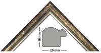 wooden moulding 5450-NERO