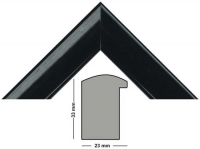 wooden moulding 651-NERO