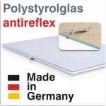 Bilderhalter rahmenlos Polystyrolglas antireflex