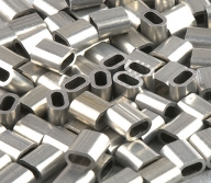 100 Presssen oval 2mm Aluminium