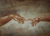 Peinture  l'huile avec bar strecher 50x70cm