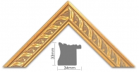plastic moulding 133 ORO