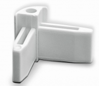 5x Raccord d'angle pour les rails de la galerie en argent
