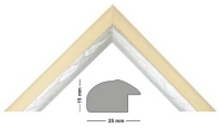 wooden moulding 250-CREMA