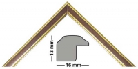 wooden moulding 344-NOCE