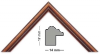 wooden moulding 151-NOCE