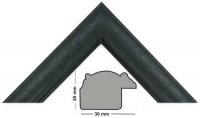 wooden moulding 161-NERO
