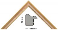wooden moulding 245-OCRA